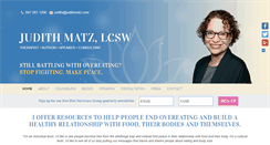 Desktop Screenshot of judithmatz.com